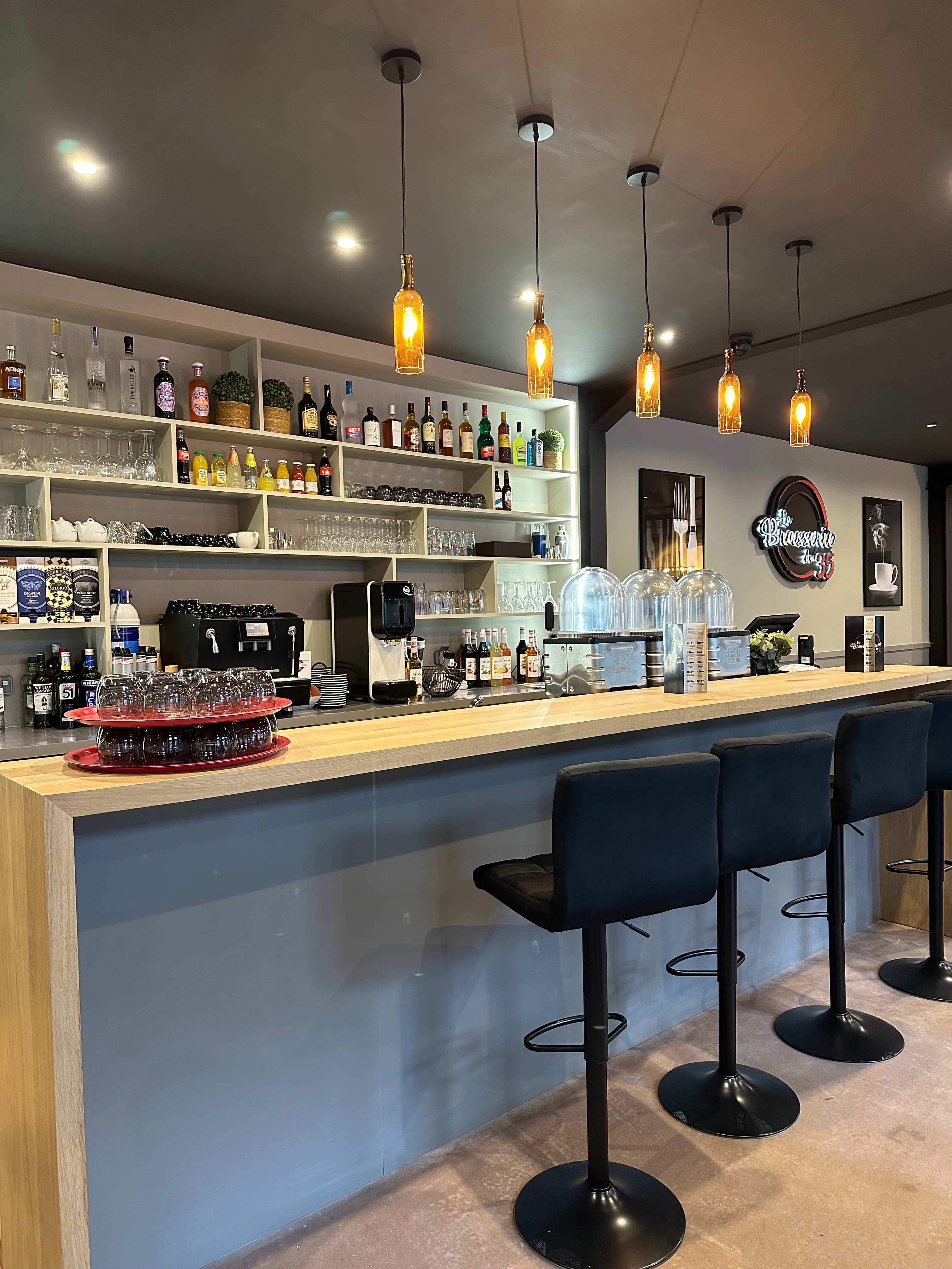 Le bar de la Brasserie du 35