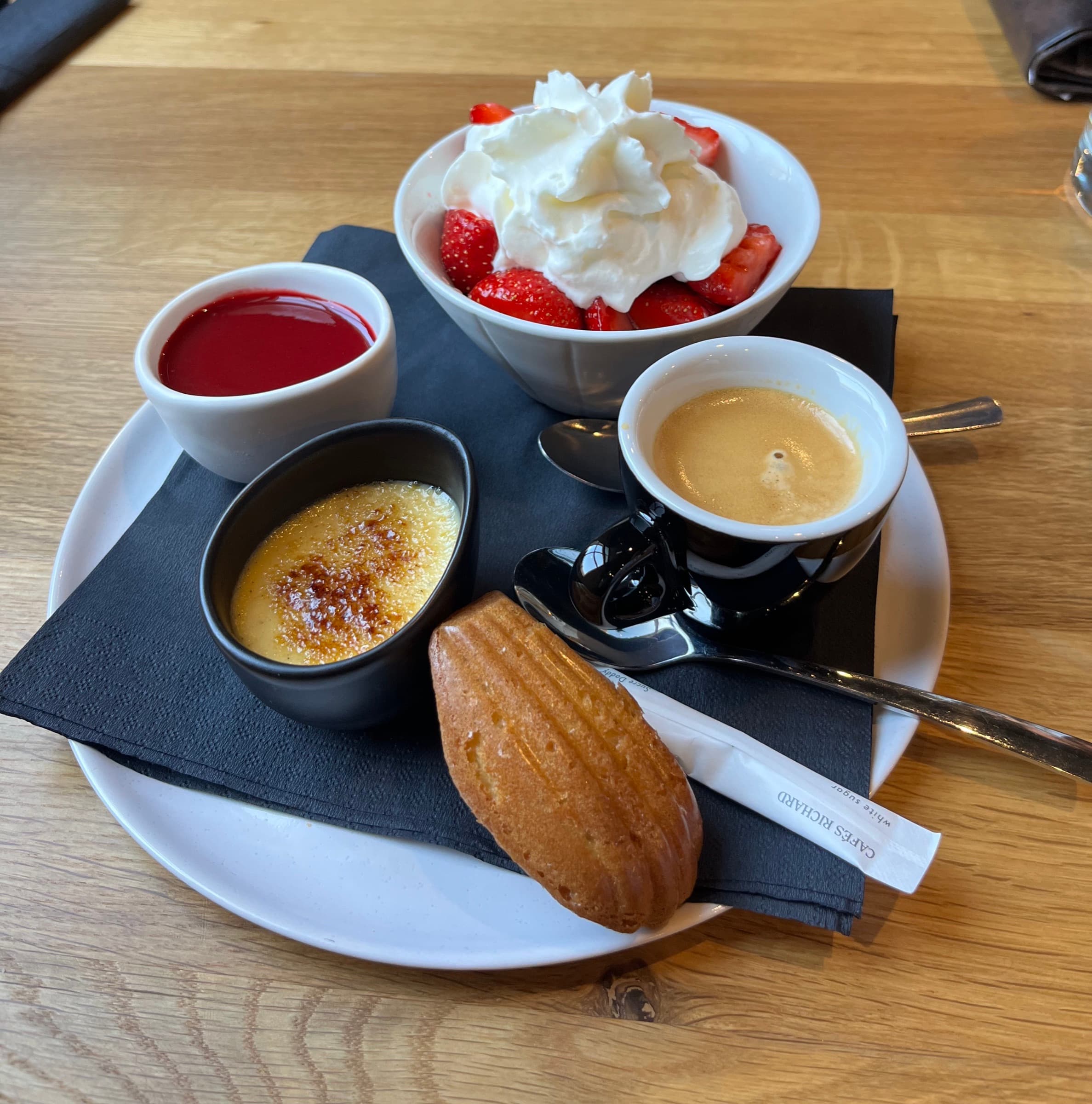 Dessert et café gourmand